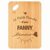 Planche À Découper - PLANETEE - Fanny d'Amour - Bambou - 30 X 20 X 1 Cm - Gravée