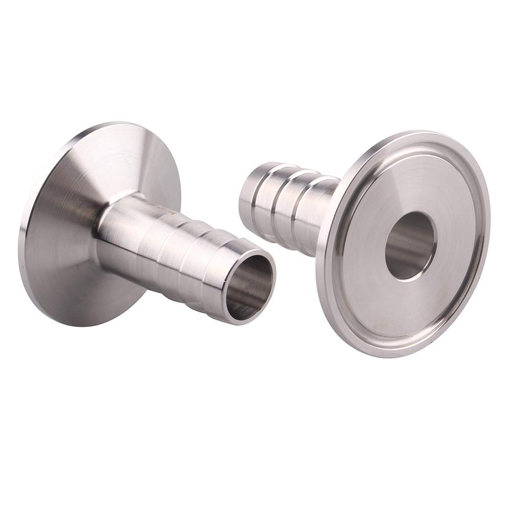 NEWCOMDIGI 1 Pcs Hose Barb Adapter 3/4 Inch 1.5 inch Tri Clamp to 3/4 inch Sanitary Rubber Hose Barb Pipe Fitting Stainless Steel SS304 NEWCOMDIGI 1 Pcs Hose Barb Adapter 3/4 Inch 1.5 inch Tri Clamp to 3/4 inch Sanitary Rubber Hose Barb Pipe Fitting Stainless Steel SS304