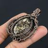 Turitella Fossil  Pendant, 999 Copper Wire Wrapped Jewelry, Gemstone Jewelry Pendant, Handmade Wedding Gift Jewelry