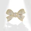 Bo Xin Yun Elegant Korean Zirconia Bow Brooch for Women