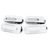 4PCS Pearl White Door Handle Set Front & Rear For Ford F150 Pick-up Truck FL3Z1522405AA JC3Z2522404AA JC3Z2626605AA