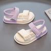 Children Summer Sandals Fashion Boys Girls School Sports Sandals Open-toe Causal Kids Thick Bottom Beach Sandals Anti-Slippery