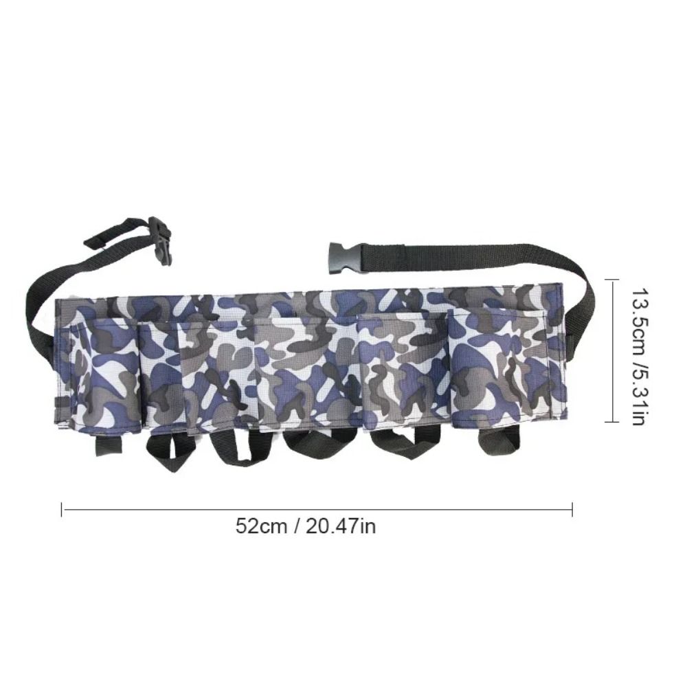 6 Cans Beer Storage Waist Bag 6 Pockets Beer Belt Holder Waist Pack  Outdoor Accessories