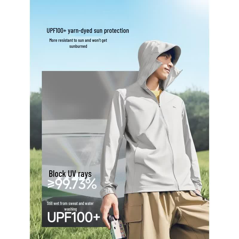 beneunder Men's Ice Silk Sun Protection Outdoor Jacket AL936