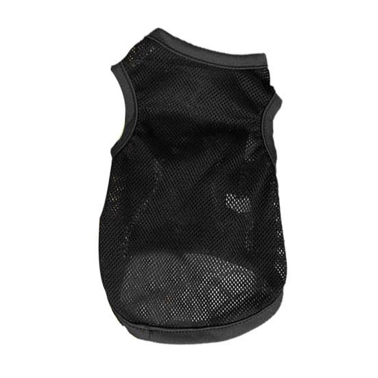 Hunde-Shirt, einfarbig, atmungsaktiv, Netzstoff, schnelltrocknend, Welpen-T-Shirt für den Sommer