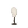 Espositore da Tavolo per Cappelli Manichino Versatile in Legno Testa di Manichino Legno Massiccio Espositore da Banco per Cappelli per Rivenditori,