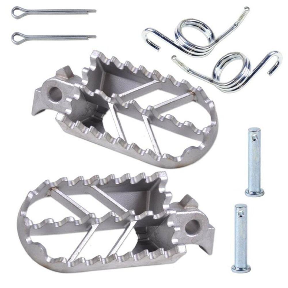 Universal Stainless Steel Front Foot Pegs For Motorcycles