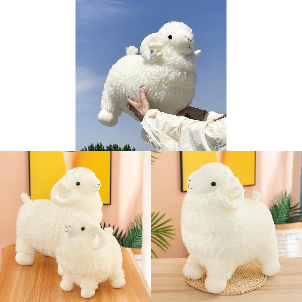Sheep Plush Doll Large Size Soft Toy For Kids Gift Holiday Decor