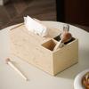 Multifunctional Tissue Box Luxury Wabi-sabi Style Tissue Boxes Minimalist Household Organization Napkin Box Kitchen Storage