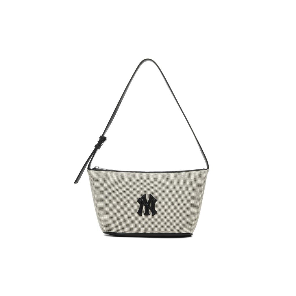 New MLB New York Yankees Cotton Shoulder Bag Women's Black 3ABQBC15N-50BKS