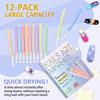 12 Color Nail Polish Pen Set  DIY Nail Pen Lines Art  DIY Nail Creation Pen  1 Box/12ml