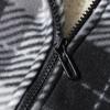 Men's Cardigan Hooded Skirt Fleece-Lined Casual Sports Sweatshirt
