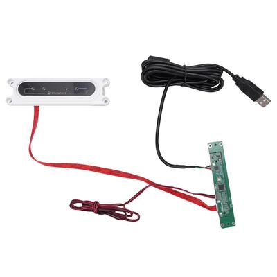 Embedded 4 Arrays Omnidirectional Microphone Adjustable Bracket Speech Recognition Machine White
