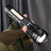 1PC Super Bright Emergency A76 Tactical Flashlight 7Light Modes Rechargeable Portable Flashlight With Battery Display and Type-C