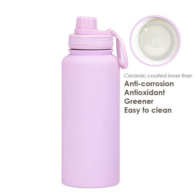 

Персонализированная бутылка для воды PuraCool | Персонализированная термофляга объемом 1000 мл | Керамический стакан с антикоррозийным покрытием Your Name