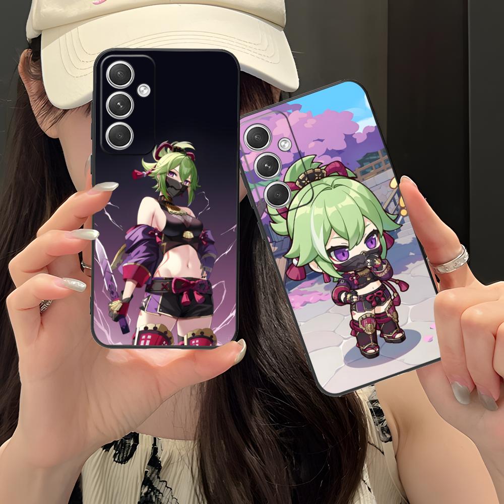 Game GI Kuki Shinobu Mobile Phone Case for Samsung Galaxy S26 S25 S24 S23 S22 S21 S20 Note20 Plus FE Ultra Colorful Cover Luxury