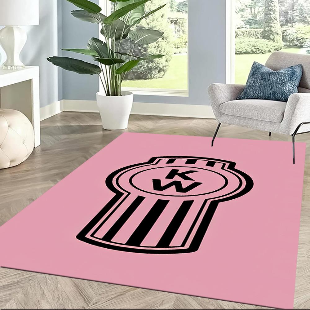 Kw Heavy Trucks Area Rug Perfect For Dormitory Game Room Study Room Decorate Room Antislip Carpet Decorate Offices