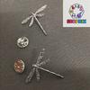 Vintage Silver Dragonfly Brooches For Women High Grade Fashion Insect Brooch Pins Coat Accessories Animal Jewelry Gifts
