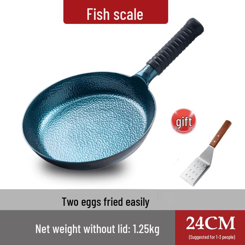 Qiwei Handmade Zhangqiu Iron Frying Pan