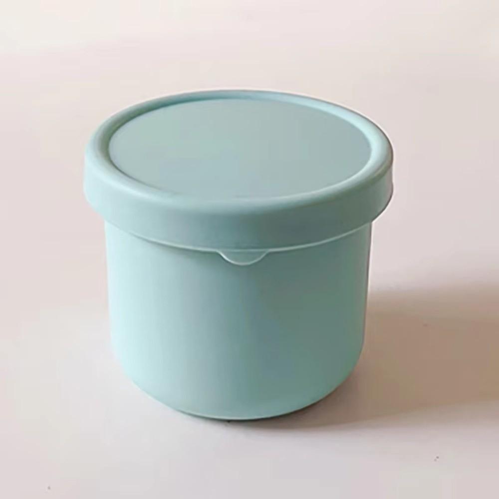 New Silicone Salad Dressing Box 250ml 700ml BPA Free Snack Container Leakproof Lids Non-stick Lunch Boxes For Children
