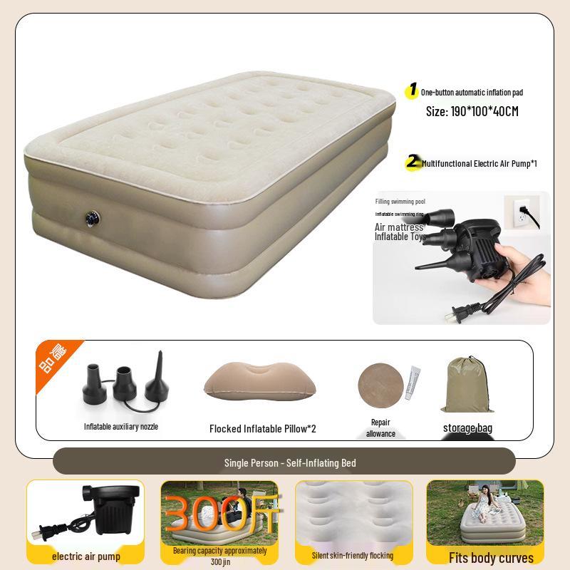 Automatic Inflatable Camping Mattress for Outdoor Travel and Tent Use
