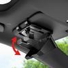 cogpkw1 for Kia Sportage Sorento K5 K3 Seltos Rio Carnival Ceed Car Emblem Visor Glasses Case Goatskin Sunglasses Holder Organizer Clip