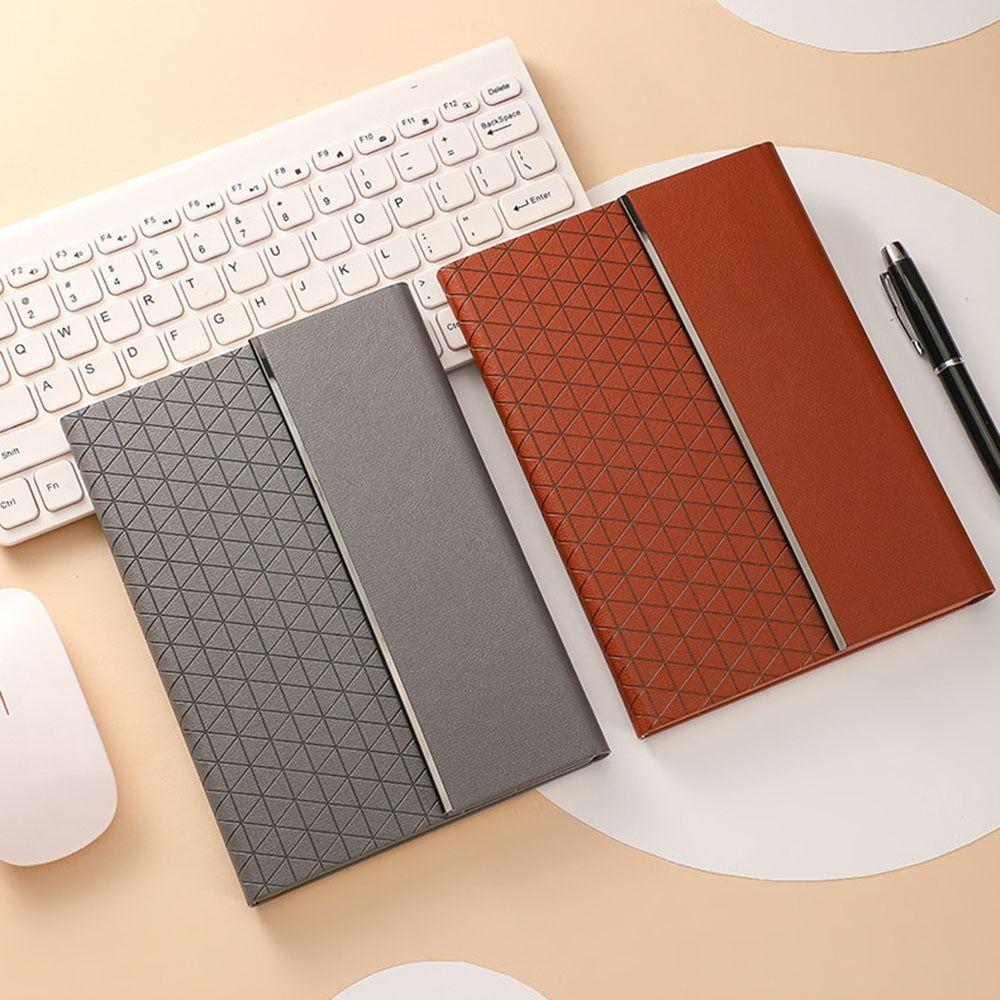 200 Pages A5 Notebook Magnetic Buckle Diary New Business Office Notepad  Gift for Friends