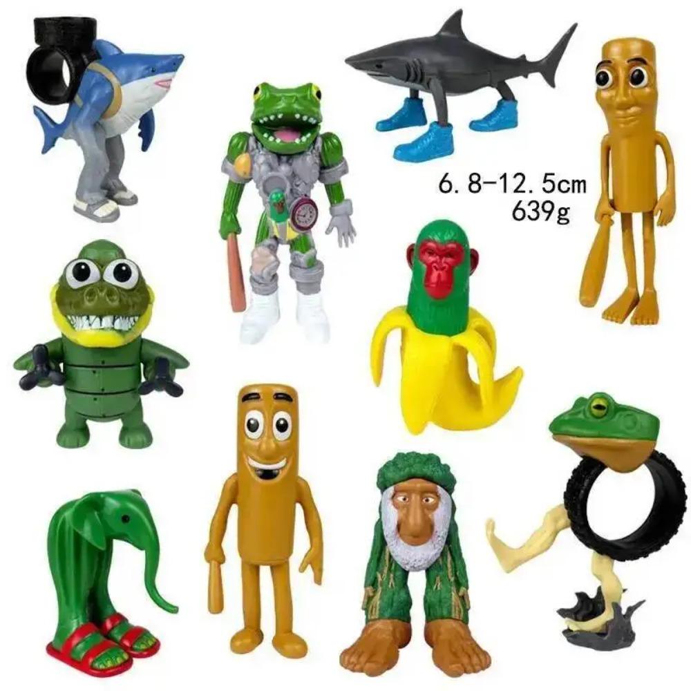 Steal A Brainrot Figure Strawberry Elephant Italian Brainrot 67 Figure Toy Tung Tung Tung Sahur Toy Tralalero Tralala Figurine