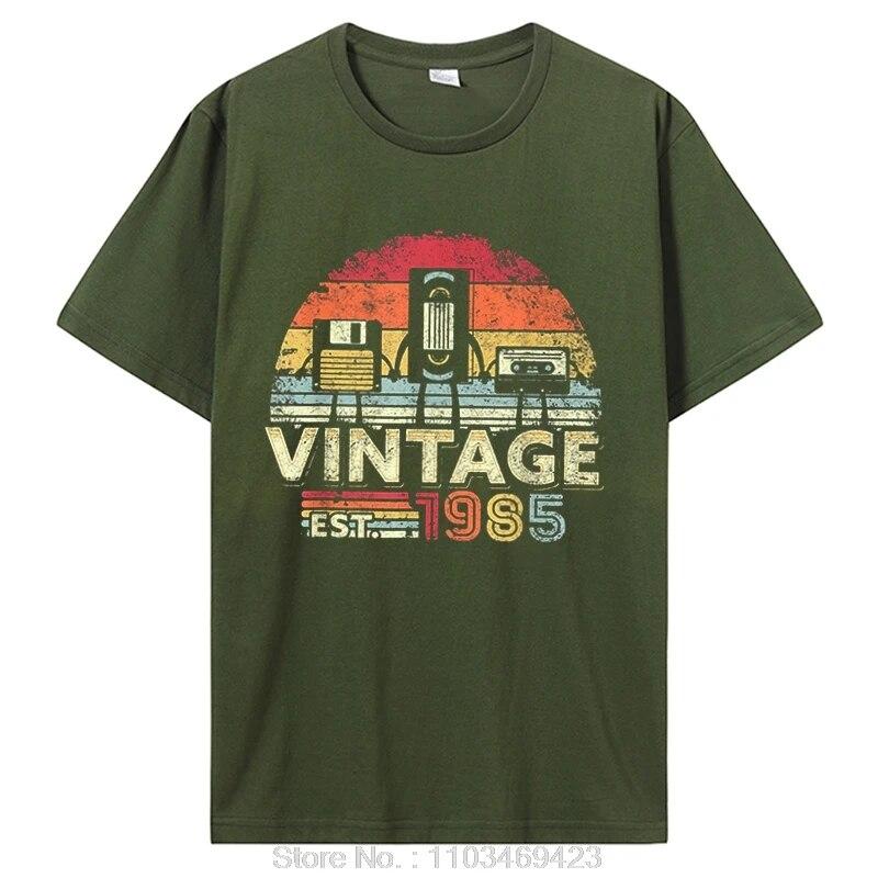 Funny Classic 1985 Original Vintage T Shirt Summer Graphic Unisex Cotton Tshirt Streetwear Birthday Awesome T-shirt Clothing