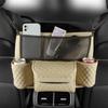 Auto Seat Middle Box PU Leather Car Seat Middle Box Hanger Storage Bag Phone Tissue Drink Purse Holder Interior Accessories