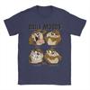 Men T-Shirts Tazmanian Devil Daily Moods Panels Tazed Funny Pure Cotton Tees Short Sleeve  T Shirt Crew Neck Clothes New Arrival
