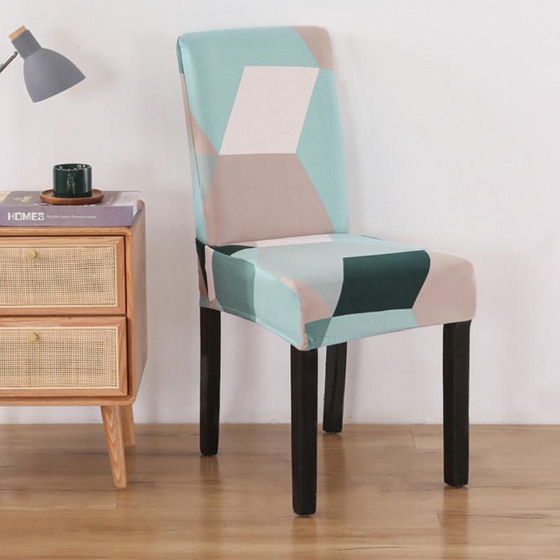 Elastischer Stuhlbezug für Esszimmerstühle, Sitzbezug, Stretch-Stuhlhussen für Hochzeit, Hotel, Bankett, Esszimmer, Büro, schmutzabweisend, abnehmbar