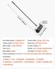 Rolling Lawn Aerator 18" Heavy-Duty Manual Rolling Aerator Lawn Black