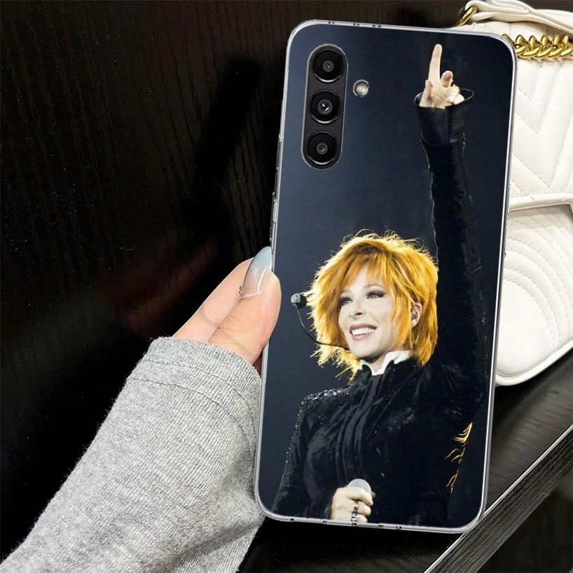 Mylene Farmer Case for Samsung A17 A16 A56 A36 A26 A15 A55 A35 A25 A14 A54 A34 A24 Phone Cover A13 A53 A33 A23 A05S A04S