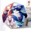 1pc Outdoor Umbrella with Anime Characters - Automatic Opening/Closing - Portable 3-Fold Design - 8-Rib Iron Frame - Perfect Gift for Fans, Trave