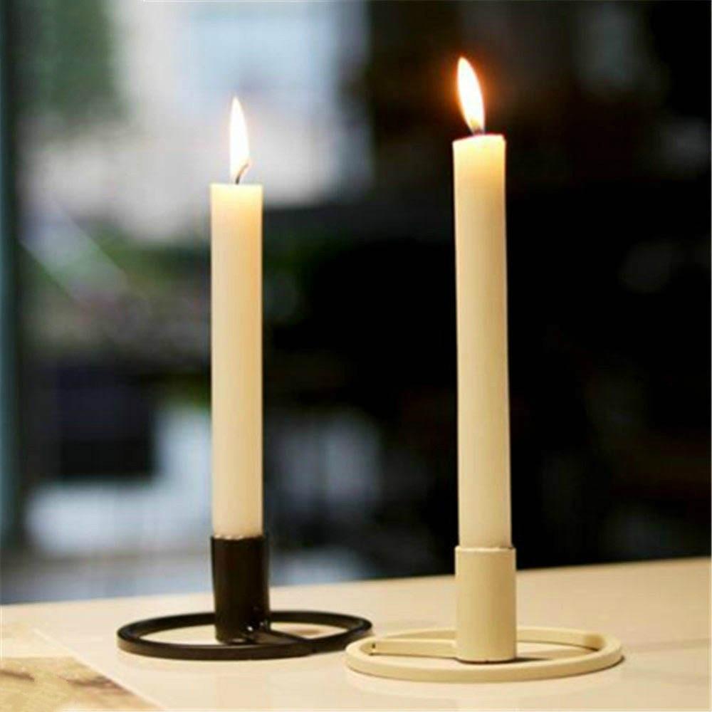 Eisen Moderne Stil Kerzenständer Kerzenhalter für Hochzeit Feiertage Geschenk Candle Light Dinner