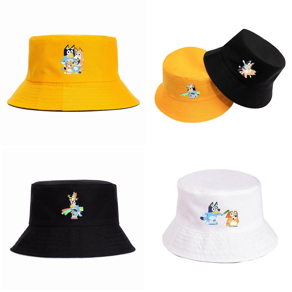 Stylish And Simple Bluey Fisherman Hat For Sun Protection