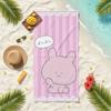 Cartoon A-Asamimichan Cute Bunny Towel Soft Pool Gift For Travel Gym Shower Camping Quick Dry Sports Beach Towels