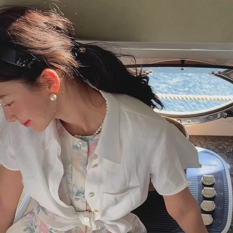 2024 Night Market Pearl Earrings: Versatile Long & Short Styles for Women