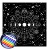 Square Flannelette Tarot Altar Cloth Board Game Pad Astrological Oracles Pad Table Cover Card Mat Divinations Tablecloth