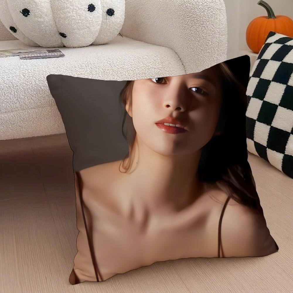 mMio Imada Cushion Cover Throw Pillow Cover Hidden Button Durable Polyester Chair Cushion