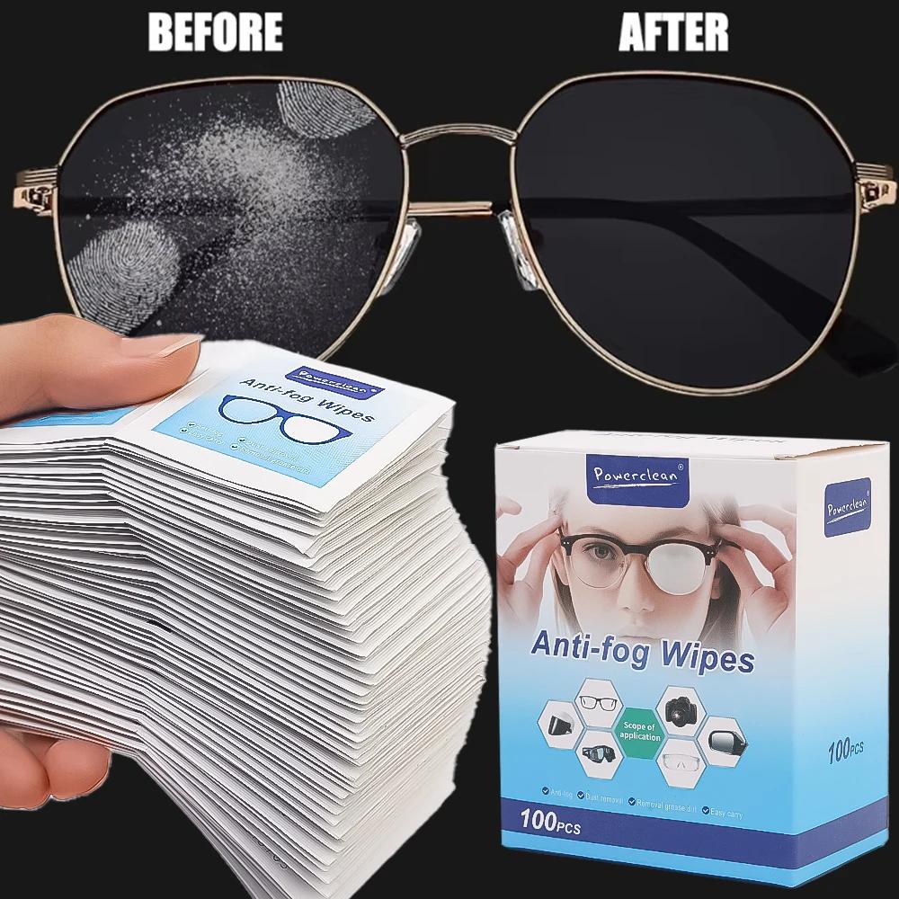 300Pcs Lens Cleaning Wet Paper Disposable Glasses Anti Fog Misting Dust Remover Wipes Sunglasses Phone Screen Cleaner