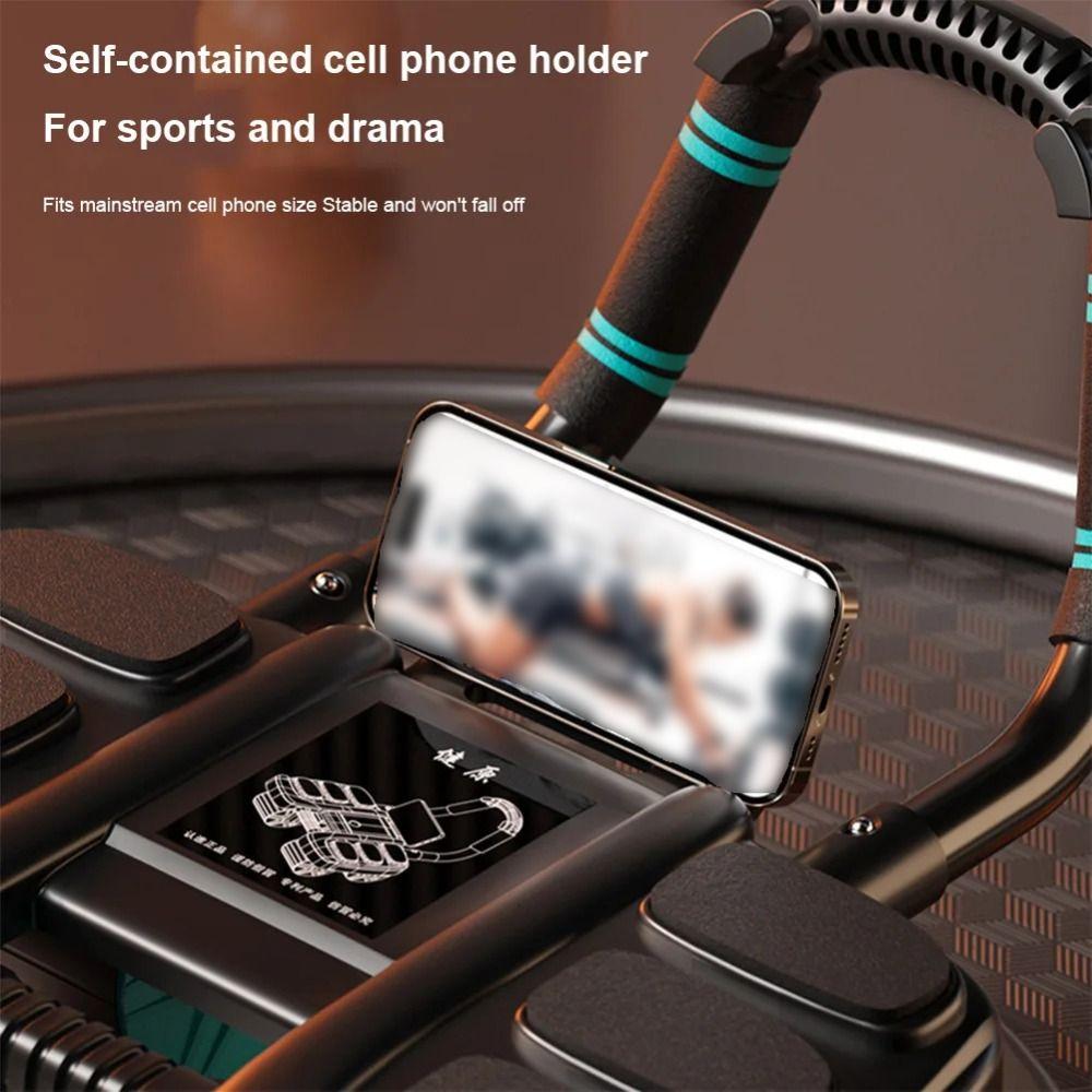 Automatic Rebound Abdominal Exercise Machine Four-Wheel Core Strengthening Trainer Home Workouts