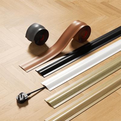 High Quality Soft Cord Cover Durable PVC Wire Cover Flexible Self-Adhesive PVC Cord Cover Office