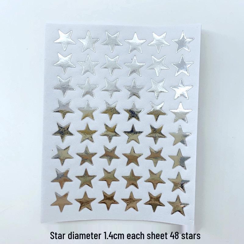 Five-Pointed Star Reward Stickers for Kindergarten - Teacher and Student Self-Discipline Chart