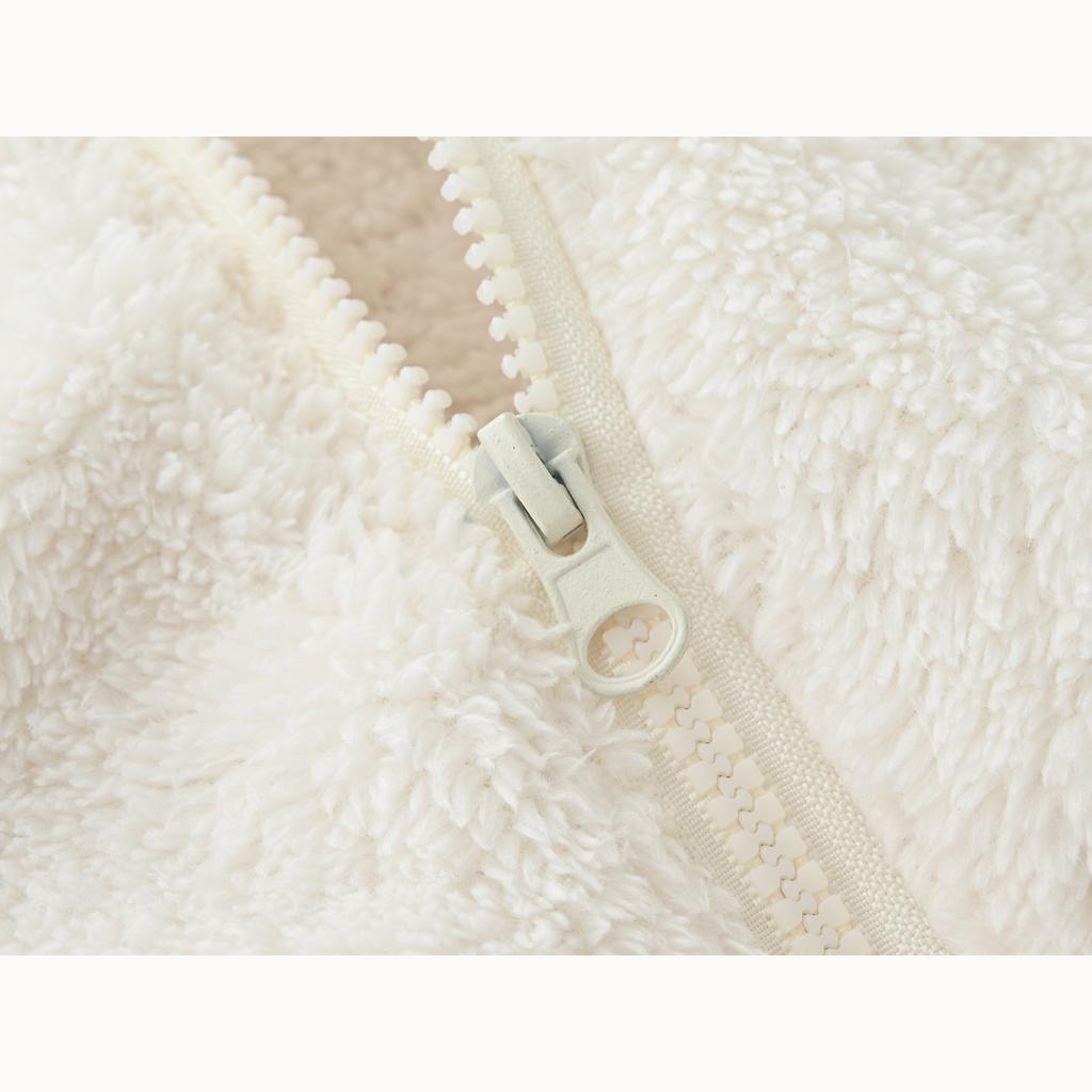Lässige warme Samtweste für Jungen und Mädchen in mittlerer und großer Kindergröße, koreanische Version mit Taschen, Stehkragen, Pulloverweste, Jacke