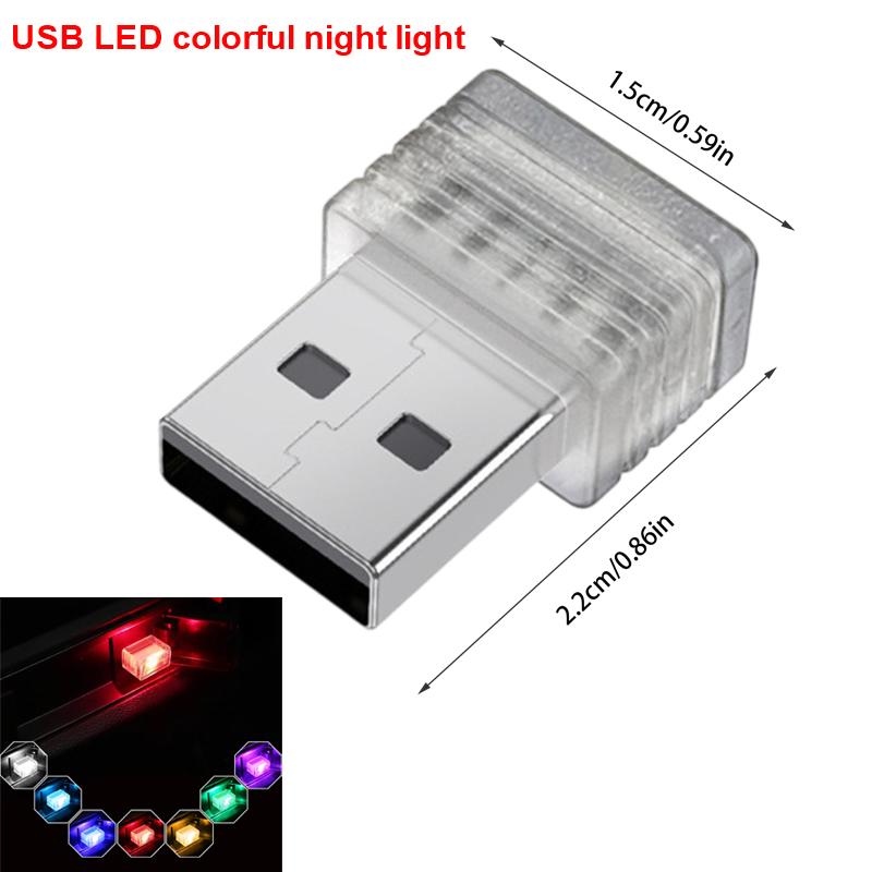 

Синий/Красный/Белый USB LED Автомобильный свет Автомобильный Внутренний Атмосферный свет Аварийные лампы Автомобильная Цветная Декоративная лампа Автоаксессуары