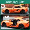 Alloy Toyota Simulation Supra Sports Car Model Toy With Sound And Function Light