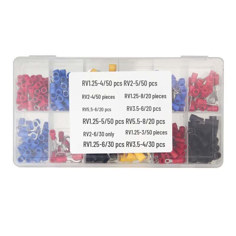 OLKWL Pre-Insulated Copper RV Ring Terminal Assortment Kit
