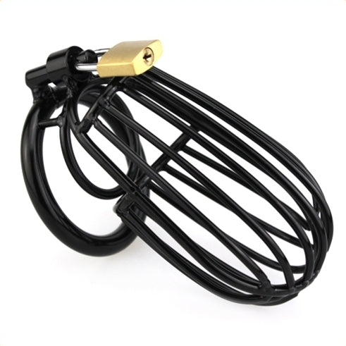 Cage de chasteté SAMOURAI 11 x 5.5 cm Noire - Generique - Cages de Chasteté